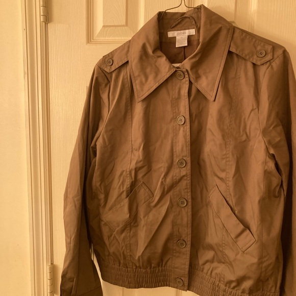 Ladies tan jacket - Picture 4 of 6